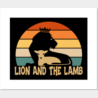 Christian Apparel Clothing Gifts - Lion Lamb Posters and Art